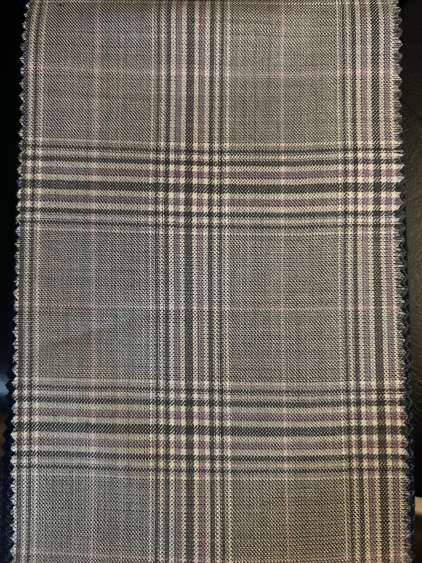 Single Breasted Plaid 100% Super 120's Wool