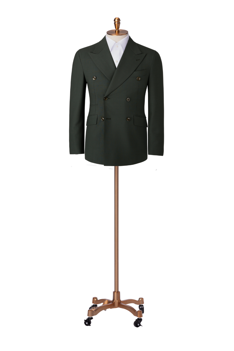 Dark Green Wool Suit- DAX7853