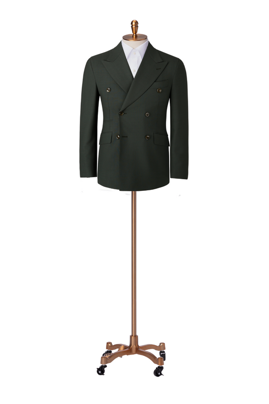 Dark Green Wool Suit- DAX7853