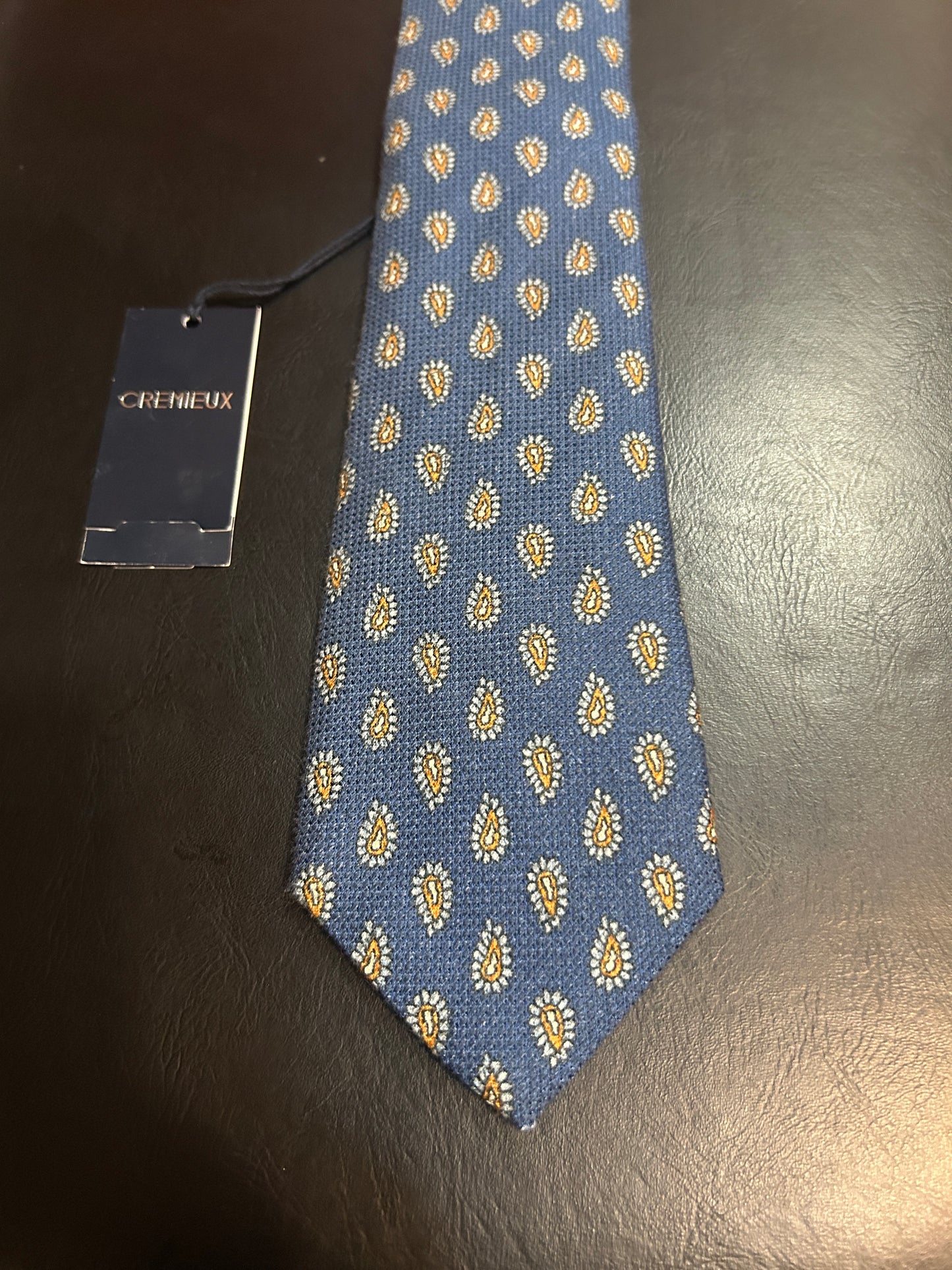 Cremieux Cotton/Silk Blend Tie