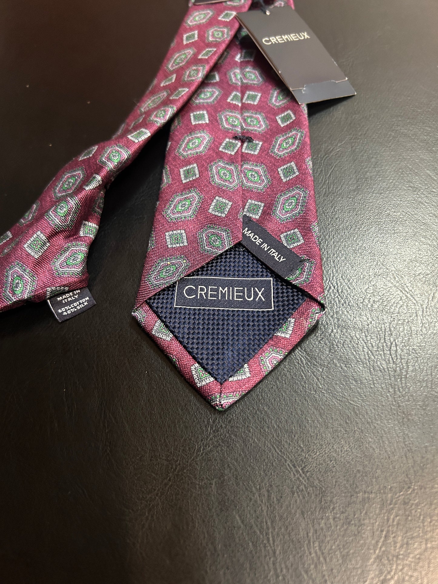 Cremieux Cotton/Silk Blend Tie
