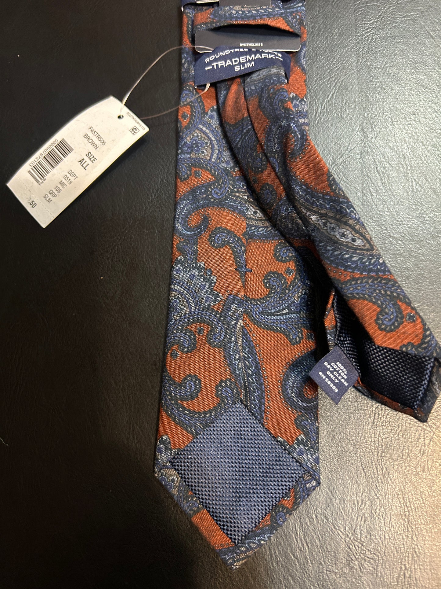 Cremieux Cotton/Silk Blend Tie